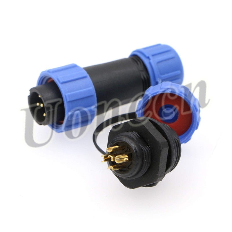 Uonecn SP13 5 Pin Waterproof Connector Plug Socket Aviation Connector