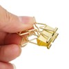 100 Pcs Binder Clips Star Shape Paper Clamps Hollow Long