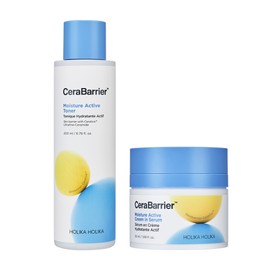 Holika Holika [Holika Holika] Cera Barrier Moisture Active Toner 200ml + Cream in Serum 50ml 2-piece set / [홀리카홀리카] 세라베리어 모이스처 액티브 토너 200ml+크림인세럼50ml 2종세트
