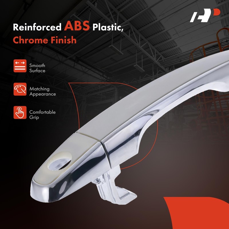 A-Premium Front Left Driver Side Exterior Door Handle with Keyhole
