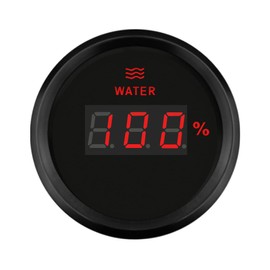 ELING Medidor digital de nivel de agua para coche, barco, furgoneta, señal de 240-33 ohmios, 52 mm, 2 pulgadas, con retroiluminación