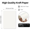 HXJDAM Pack of 160 A6 Kraft Paper Cards, Blank Postcards,