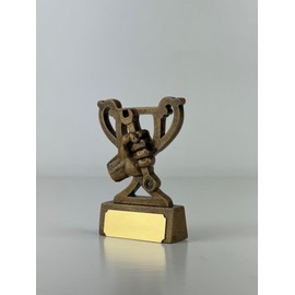 SilverTrophy: Fix It Gold Trophy Prize - Repair Wizard, Reward Hardwork, Mechanic, Mr Fix It, Spanner, Brilliant Work, Achievement, Teamwork, Success, Trade Workers, Thank You Award