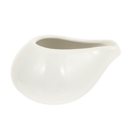 Ipetboom Ceramic Sauce Pitcher Western Style Jug Handle Design for Sauces Gravy Dressings High End Restaurants Home Use