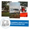 Mobestech Campsite Vehicle Essential: 2pcs Camping Canopy Clamp for Rv