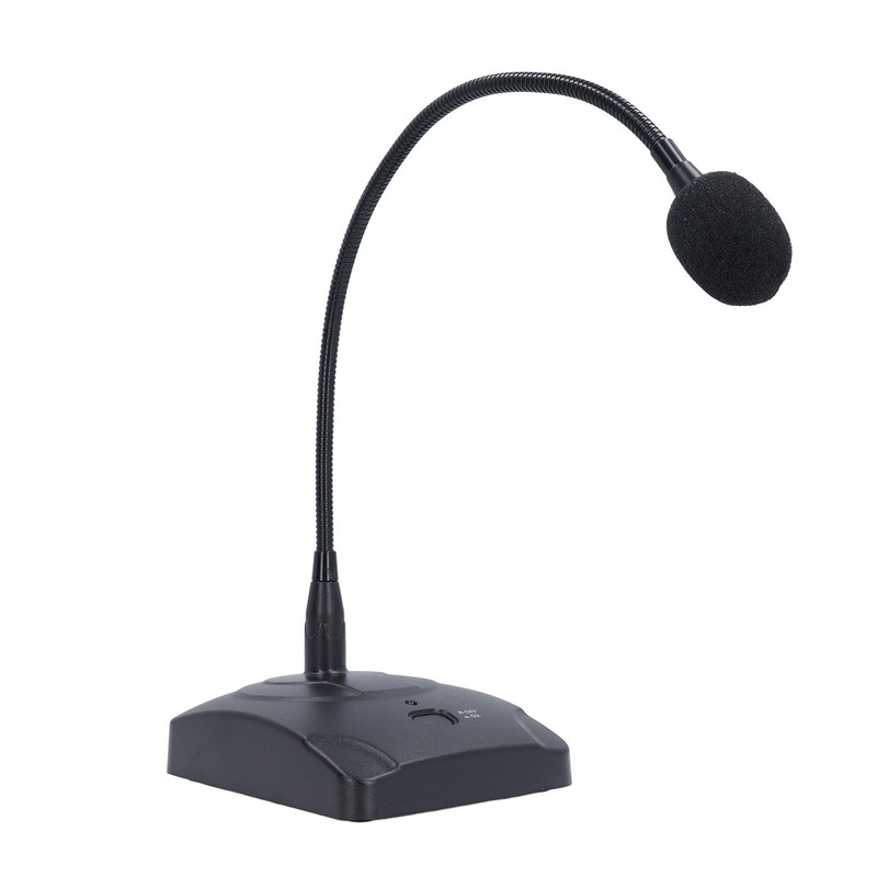 Goose Neck Microphone with XLR Jack 360 Degree Hose Desktop