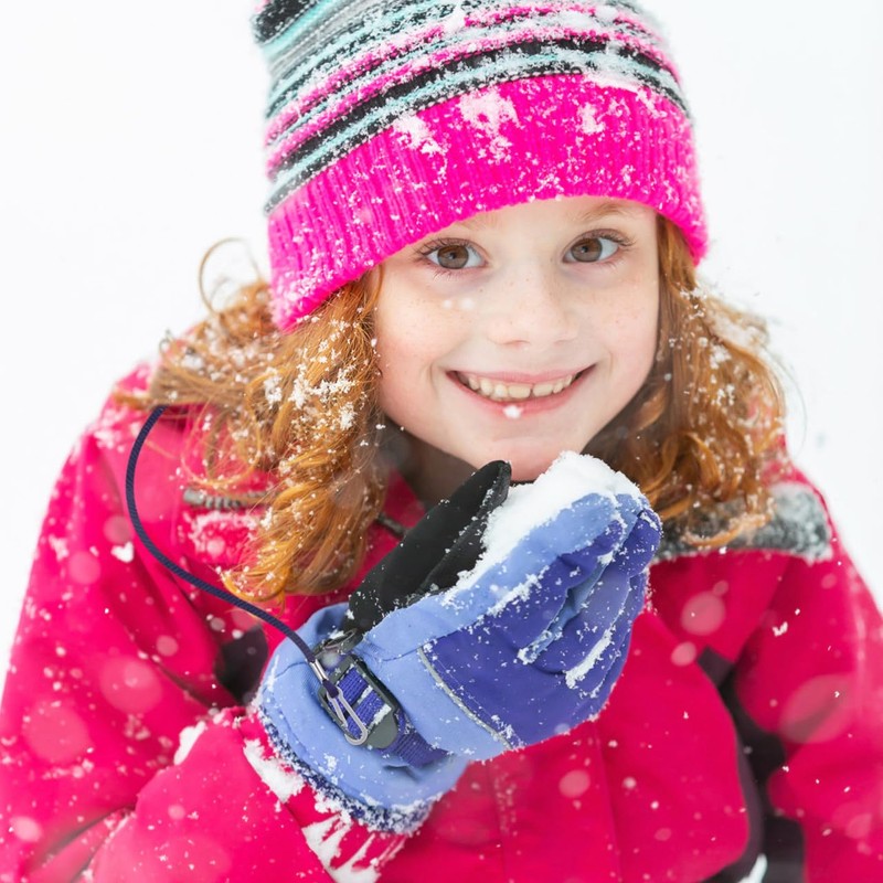 INOOMP 2pcs Mitten Clips Glove Clips for Kids Mitten Holder