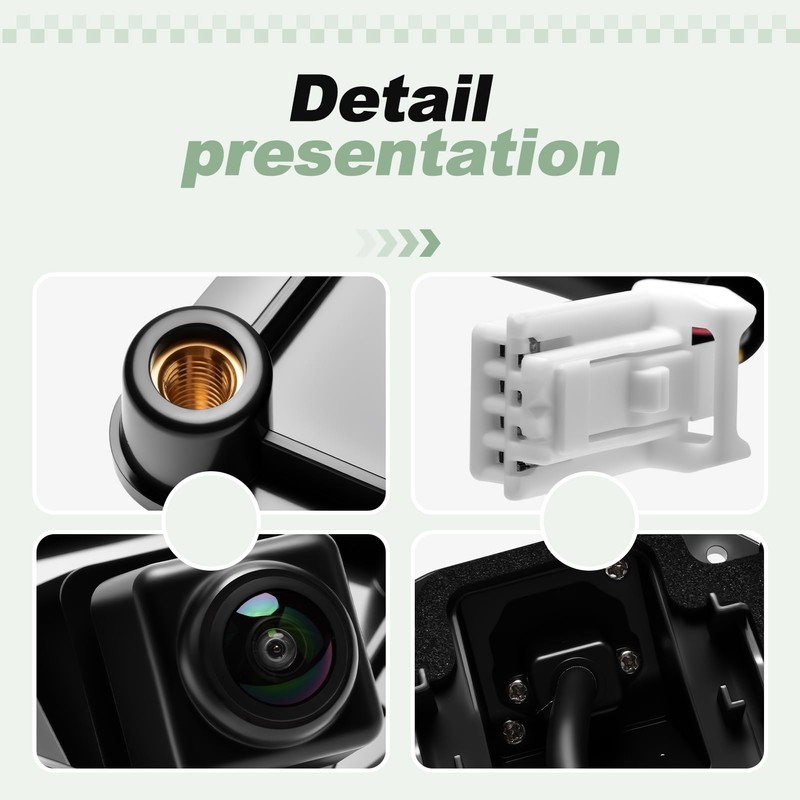Backup Rear View Camera Compatible with 2015-2019 Nissan Qashqai J11