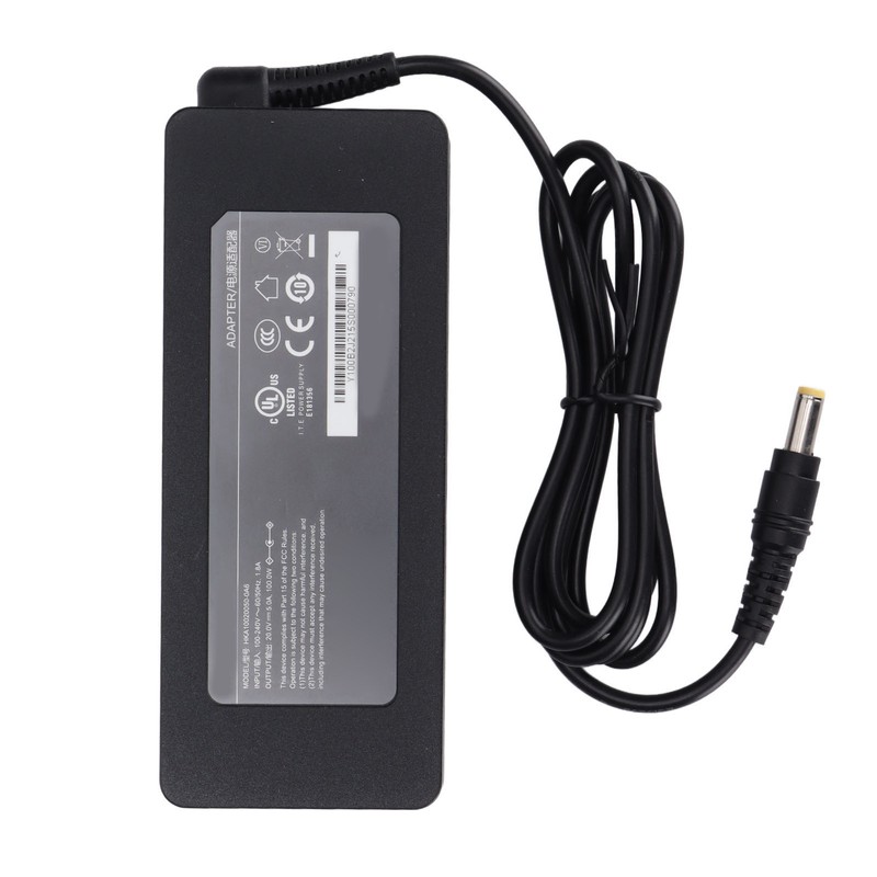 Power Adapter 20V 5A 100W Noiseless Safety Protection Stable Wide