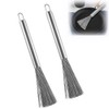Samcos Sasara Rustproof Kitchen Brush, Stainless Steel, Heavy Duty, Hook