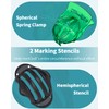 Uniclife 2 PCS Golf Ball Liner Template for Putt Linear