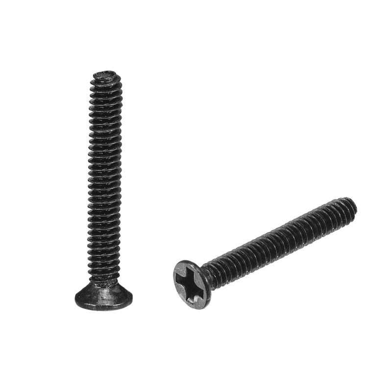 sourcing map Pack of 150 Phillips Flat Head Screws M2