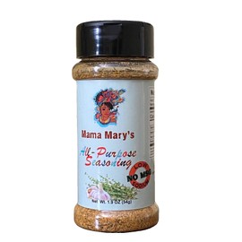Mama Mary's All-Purpose Seasoning, Low Sodium No MSG, Available in 1.9oz
