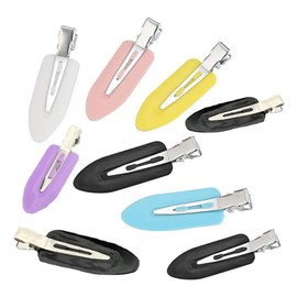 Traceless Bangs Clips Traceless Hair Clips Flat Styling Hair Clips Actress Hair Pins Wash Face Makeup Trace Trace Bangs Invisible for Hair Salon Professional(Multicolor 8pcs)