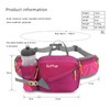 buffup® Bauchtasche mit flaschenhalter,hüfttasche Sport für outdoor hundetraining Radfahren wandern