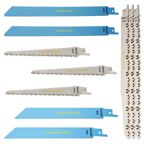 RPR10MX Saxton 10 Blade Reciprocating Sabre Saw Combo Wood &