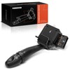 A-Premium Multifunction Turn Signal Switch, Push Button, Manual, Black, Compatible