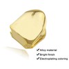 Grillz Gold Tooth Cap,18K Gold Silver Plated Grillz,Hip Hop Teeth