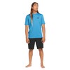 Volcom Men's Rash Guard Shirt, Tidal Blue