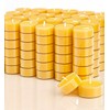 96 Packs Beeswax Tealight Candles, 100% Pure Beeswax Tea Candles