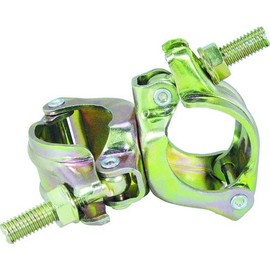 TRUSCO Single Pipe Same Diameter Clamp Orthogonal Φ1.9 x Φ19.2 inches (48.6 x 48.6 mm) TCDK