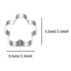 WJSYSHOP Plum Blossom Flower Cookie Cutter Stainless Steel
