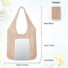 XZQTIVE Crochet Tote Bag for Women Mesh Beach bag for