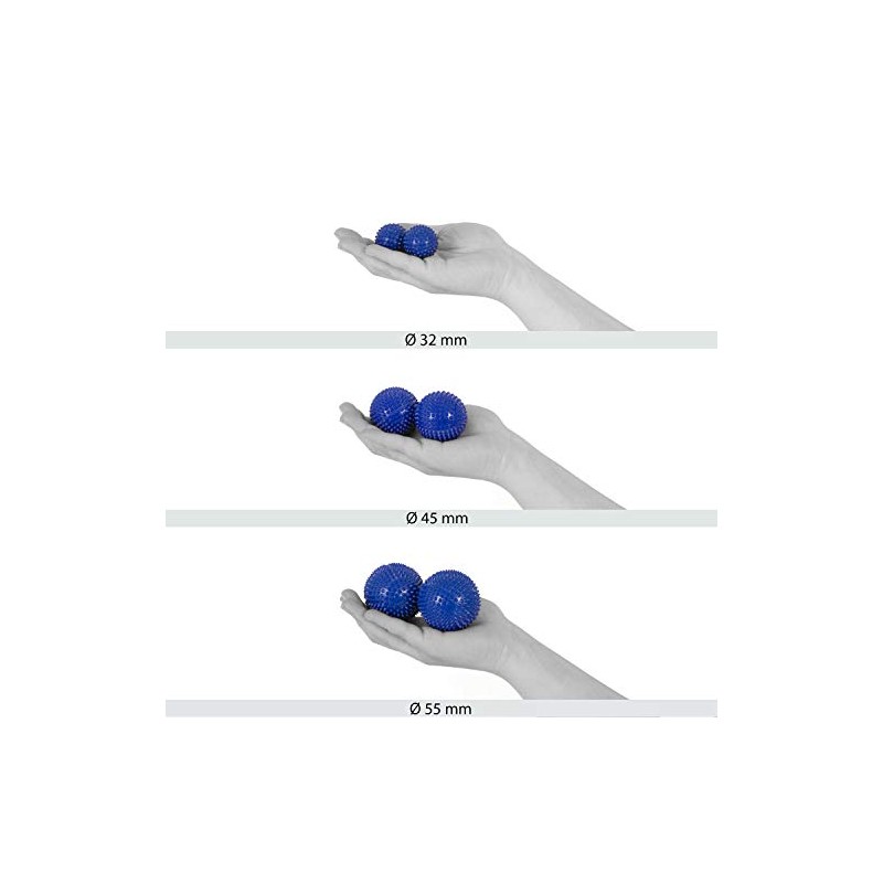 Magnetic Acupuncture Massage Balls, Set of 2, Diameter Approx. 32