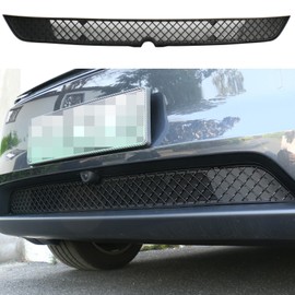 Fit 2025 New Model Y Juniper Accessories Front Grill Mesh Grille Grid Inserts Air Inlet Vent Grille Cover Replacement with Removable Mesh (ABS Matte Black, Upgrade Detachable Version)