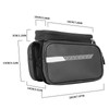 Cycling Phone Front Frame Bag Large Capacity Multifunction Waterproof Sensitive