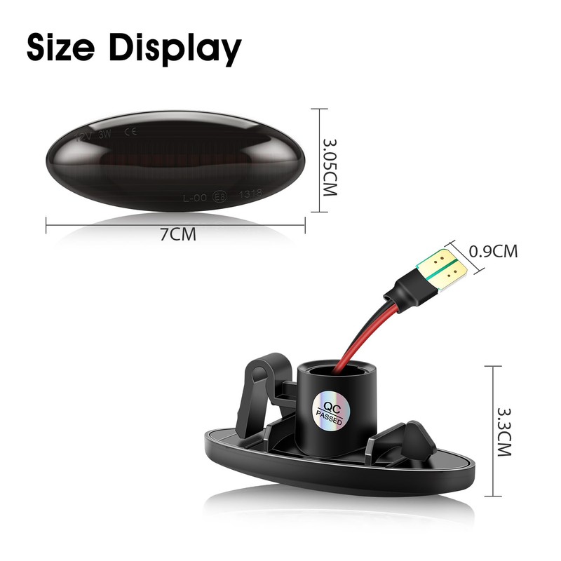WinPower Side Indicator Lights Side Marker Lights Compatible with Nissan