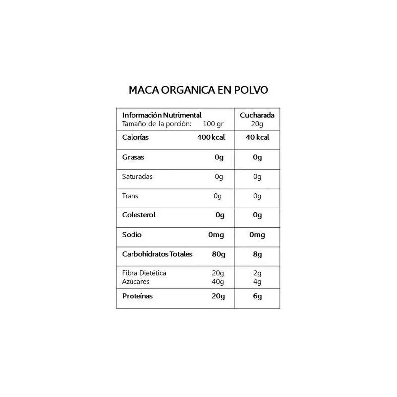 Maca Peruana 1 Kg Orgánica Granel Mi Granero
