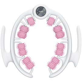 bedee Manual Anti-Cellulite Massager - Removable Massage Heads, for Lifting, Firming and Smoothing The Skin, Arms, Waist, Thighs and Buttocks, Pink