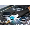 Showa Gloves 709B Nitrile Gloves, Thick, Black, Mechanics Gear, Pack