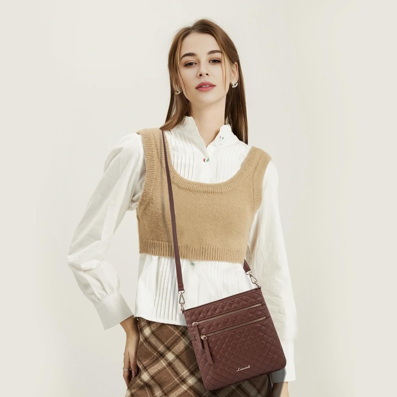 LOVEVOOK Women's Shoulder Bag 4195, brown