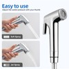 Handheld Toilet Bidet Sprayer for Adjustable Water Pressure Control，Toilet Shower