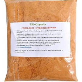 BSD Organics Sitharathai Powder/Kulanjan/Lesser Galangal/Chitharathai Powder/helps to relieve the nasal problem - 50 Gm / 1.7 Oz