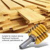 1/2in Shank Router Bit Finger Joint Woodworking Alloy Blade Chisel
