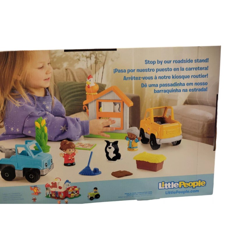 Fisher-Price Little people Hard at Work Gift Set New