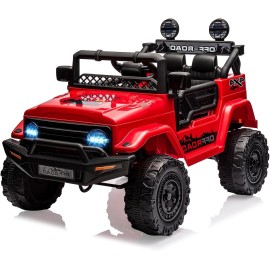 Unbranded Ride On Car Truck w/Remote Control & Spring Suspension for Kid 3-8 Years Red