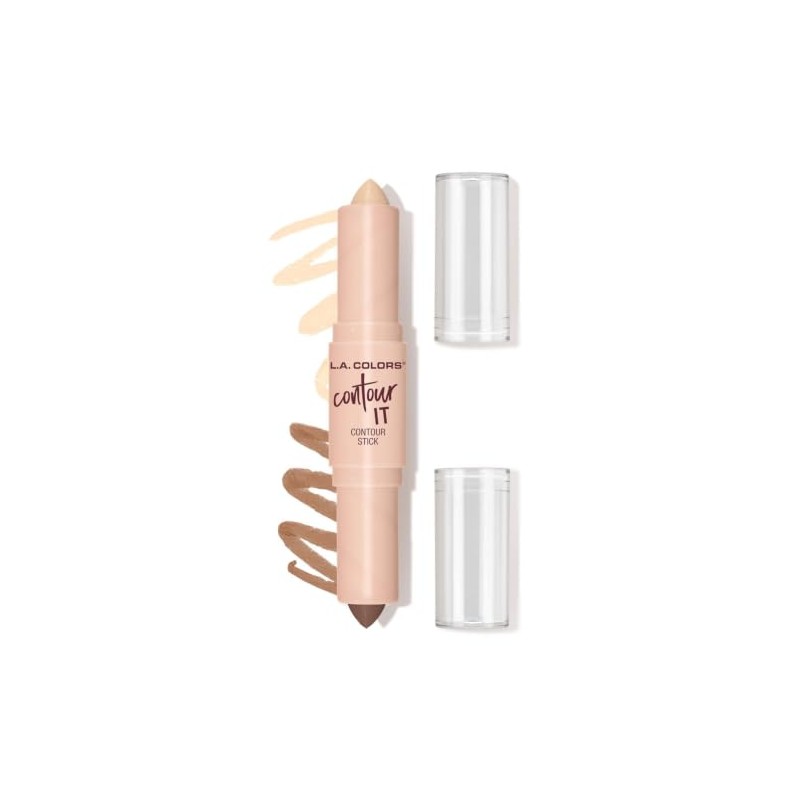 L.A. COLORS Contour It Stick - Doble cara, justo/ligero CCS597