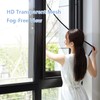 Window Screen with Black Upgraded Hook and Loop Adhesive Edging