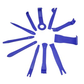 Auto Trim Removal Kits Fiberglass Nylon Car Radio Repair Kit for Audios Radio Removal Installer (Blue)