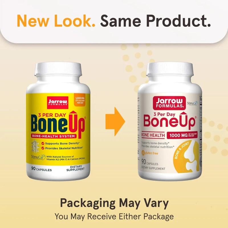 Jarrow Fórmulas Bone Up (90 Cápsulas) Soporte Densidad Ósea Sabor