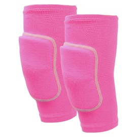 Vesaneae Volleyball Knee Pads, Knee Pads with Thick Sponge, Anti-Collision Knee Pads, Elastic Knee Pads, Sports Protectors, Adult Knee Pads for Running, Football, Dance, Hiking (Pink)