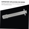 ORFOFE Female Push Tubes 24pcs Gynecological Applicator Leakproof Lids Material