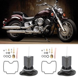 Carburetor Carburetor Rebuild Kit, 30 Piece Carburetor Repair Kit, Professional Replacement for XVS 1100 Drag Star 1999-2007