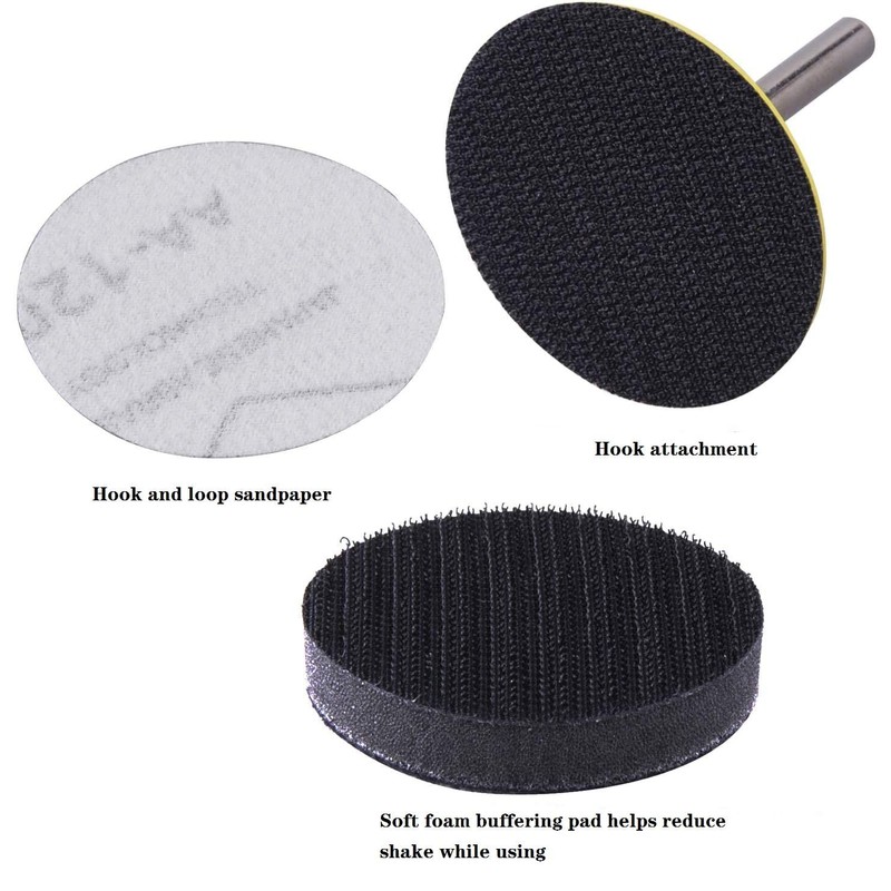 300 Pcs Sanding Discs Pads Kit, 2 Inch Sandpaper with