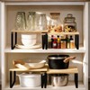 JMLHMXC Cabinet Storage Rack, 2-Piece Kitchen Countertop Shelf, Kitchen Storage