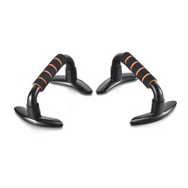 NKU Push Up Bars Strength Training，Push Up Handles for Floor Men and Women ，Push Up Bracket (1 Pair) (orange)